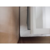 vidaXL Douche Niche Wit 90 x 30 x 9,5 cm Roestvrij staal