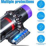 V10 accu voor Dyson reserveaccu compatibel met Dyson V10 SV12 Absolute Animal Motörhead Fluffy Total Clean 206340 969352-02 accustofzuiger (1 filterpatroon + 1 reinigingsborstel + 1 beschermkap)