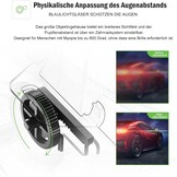 VR-bril mobiele telefoon virtual reality met afstandsbediening, 3D VR-bril Ervaar games en 360 graden films in zachte en comfortabele bril voor Phone Android 5 ~ 7 inc