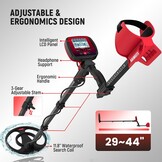 KAIWEETS Metaaldetector EXPLORER X I-2025 met 30 cm waterdichte spoel