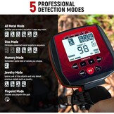KAIWEETS Metaaldetector EXPLORER X I-2025 met 30 cm waterdichte spoel