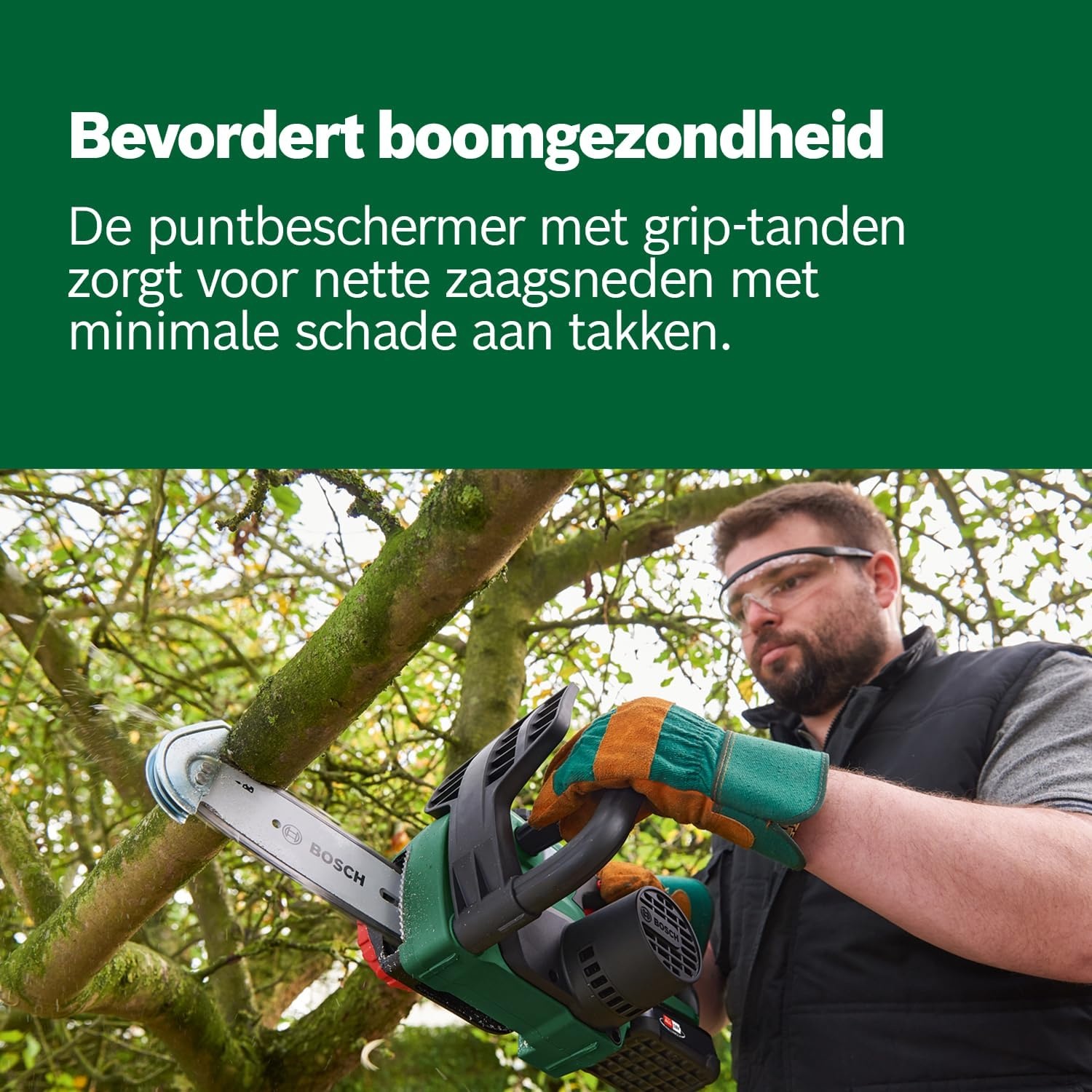 Bosch accukettingzaag UniversalChain 18 (zonder accu, 18 V systeem, in kartonnen doos)