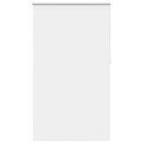 vidaXL Rolgordijn verduisterend 125x210 cm stofbreedte 121,6 cm wit