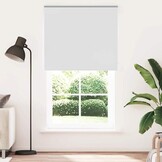 vidaXL Rolgordijn verduisterend 125x210 cm stofbreedte 121,6 cm wit