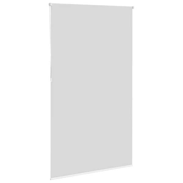 vidaXL Rolgordijn verduisterend 125x210 cm stofbreedte 121,6 cm wit