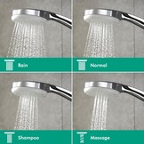 Hansgrohe 27771000 Croma 100 Doucheset, 0,90 m, 4 Straalsoorten, Chroom