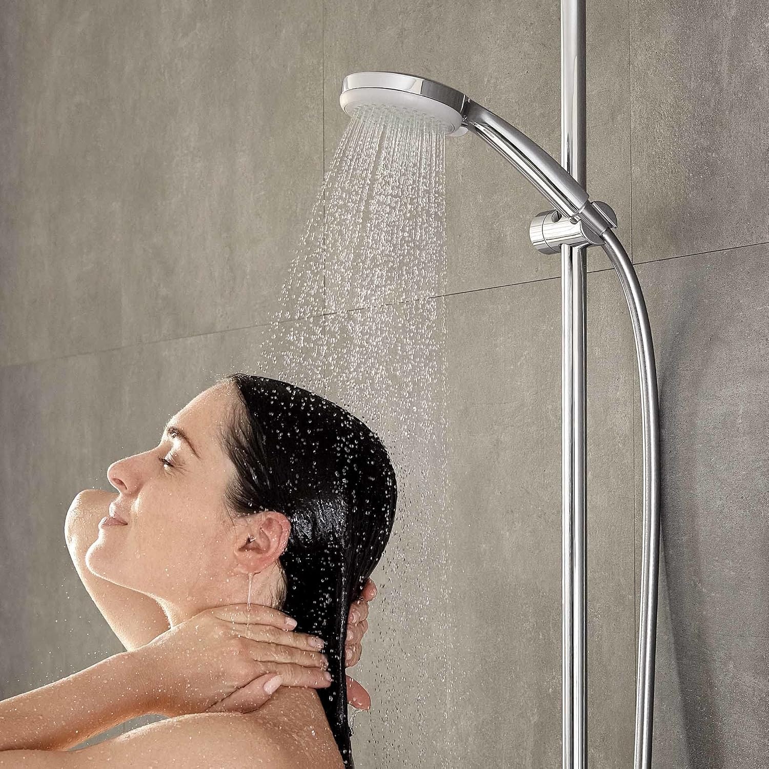 Hansgrohe 27771000 Croma 100 Doucheset, 0,90 m, 4 Straalsoorten, Chroom