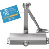 Automatische Deursluiter Hydraulisch met Vergrendelingsfunctie EN1-EN6 Zilver