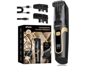 Baardtrimmer voor mannen, zwart