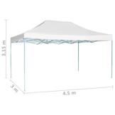 vidaXL Partytent inklapbaar 3x4,5 m wit