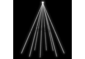 vidaXL LED Kerstboom Koud Wit 8m 1300 LEDs - 54% Korting