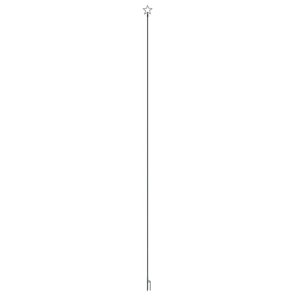 vidaXL LED-kerstboom binnen buiten 1300 LEDs koud wit 8 m