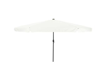 vidaXL Tuinparasol 395 x 395 x 245 cm Polyester Rond Zand en Antraciet
