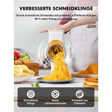 GDL Kaasrasp, groentesnijder met 4 trommelmessen