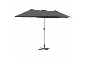 Tuinparasol Antraciet - 370cm - 65% Korting