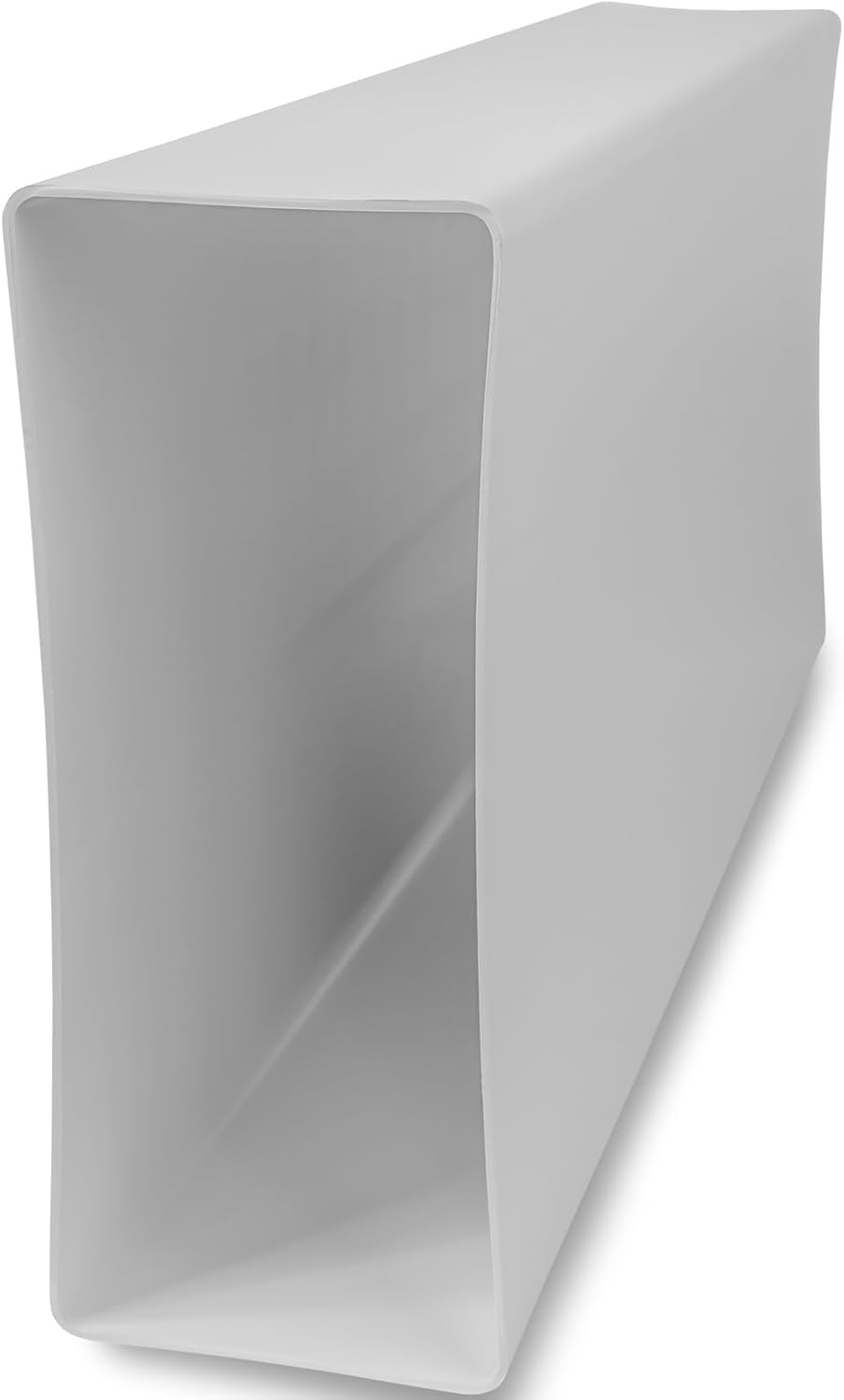 Repa Market Vlak kanaal 220 x 90 mm / 22 x 9 cm rechthoekig ventilatiekanaal van kunststof - 150 cm lang - verbinding - ventilatiesysteem, verwarmen, koelen - klimaatkanaal, plat ventilatiekanaal voor