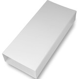 Repa Market Vlak kanaal 220 x 90 mm / 22 x 9 cm rechthoekig ventilatiekanaal van kunststof - 150 cm lang - verbinding - ventilatiesysteem, verwarmen, koelen - klimaatkanaal, plat ventilatiekanaal voor