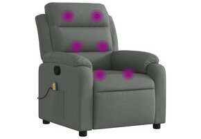 Verstelbare Massagestoel Donkergrijs - 41% Korting