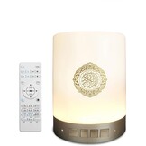 Koran-luidspreker en lamp, draagbare LED Bluetooth-aanraaknachtlamp met afstandsbediening & APP, Bluetooth-luidspreker Azan in vele talen, inclusief Engels en Arabisch