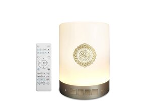 Koran Luidspreker & Nachtlamp met 18 Recitaties, 16 Talen & Bluetooth - 33% Korting