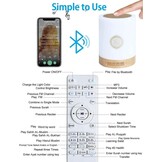 Koran-luidspreker en lamp, draagbare LED Bluetooth-aanraaknachtlamp met afstandsbediening & APP, Bluetooth-luidspreker Azan in vele talen, inclusief Engels en Arabisch