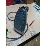 H.Koenig Hogedruk Stoomapparaat V5i, 6 bar, 90 g/min, Onbeperkte Autonomie, Verticale Stoom, Roestvrijstalen Zoolplaat, 2400W, 1,7L Tank, Blauw