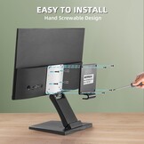 Wearson WS-03A Verstelbare LCD Monitor Stand Opvouwbare Metalen Monitor Bureau Stand Met VESA Gat 75x75 100x100mm