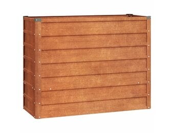 vidaXL Plantenbak verhoogd 100x40x77 cm cortenstaal roestig