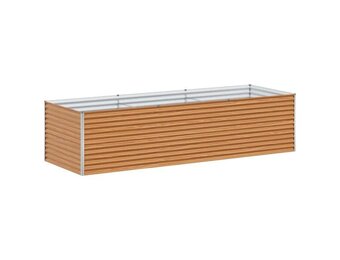 vidaXL Verhoogde plantenbak Licht Bruin 290 x 100 x 68 cm