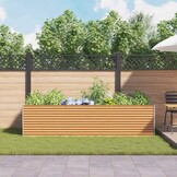 vidaXL Verhoogde plantenbak Licht Bruin 290 x 100 x 68 cm
