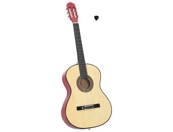 vidaXL Gitaar klassiek beginner 4/4 39" lindenhout