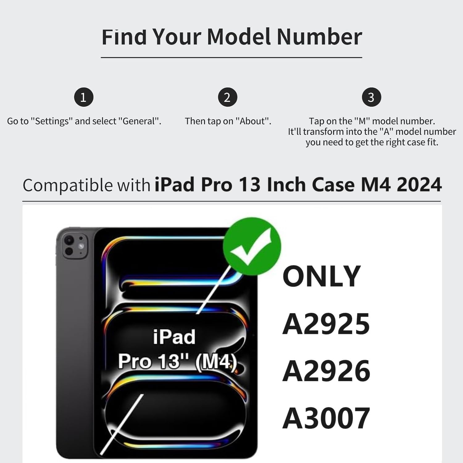 Holimet Hoes voor iPad Pro 13 inch M4 (2024) met penhouder, iPad Pro 13 M4, PU-leren folio case, TPU achterkant, schokbestendig, met tas en automatische wake/slaapfunctie, multi-hoekstandaard, bruin