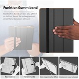 Holimet Hoes voor iPad Pro 13 inch M4 (2024) met penhouder, iPad Pro 13 M4, PU-leren folio case, TPU achterkant, schokbestendig, met tas en automatische wake/slaapfunctie, multi-hoekstandaard, bruin
