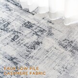 Vamcheer Vloerkleed voor woonkamer, kortpolig, modern, abstract, kasjmier-imitatie, antislip en wasbaar, decoratie voor slaapkamer, eetkamer, hal, binnenruimte (grijs, 160 x 230 cm)