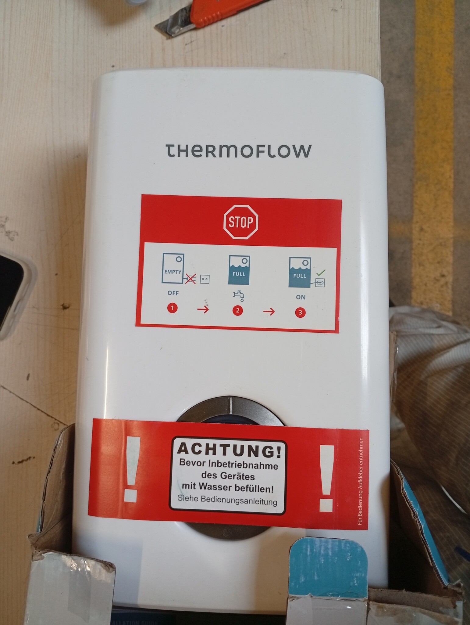 Doorstroomboiler, 10 kW, elektronische boiler ELEX10 boiler Thermoflow