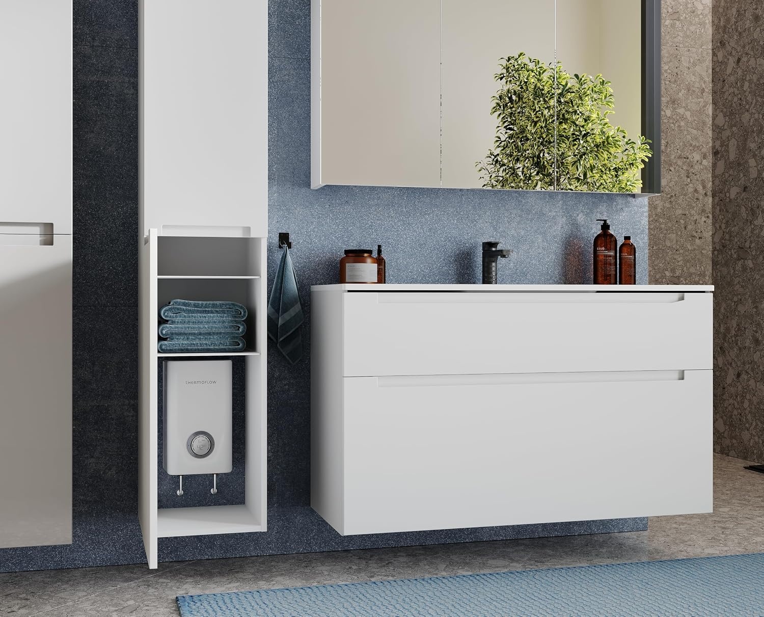 Doorstroomboiler, 10 kW, elektronische boiler ELEX10 boiler Thermoflow