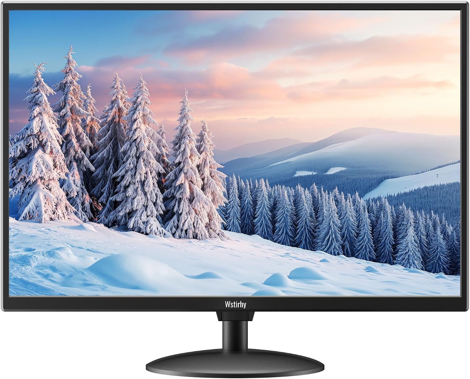 19 inch monitor met HDMI VGA AV BNC USB, 1366 x 768 led-beeldscherm, pc-monitor voor Fire Stick, computer, Raspberry Pi, geïntegreerde luidspreker