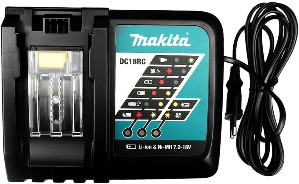 Makita DC18RC 7.2V–18V Snellader voor Accu's - 110V