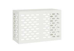 vidaXL Airconditionerhoes Wit Staal 90x40x60 cm - 35% Korting