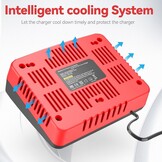 ASUNCELL Dual Port 3A oplader vervanging voor Power X-Change 18V Li-Ion accu, Twincharger snellader intelligent laadmanagement met led-display