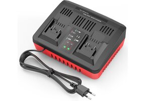 Twincharger Snellader 3A voor Einhell Power X-Change 18V Accu's (33% Korting)