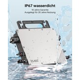 800 W Micro omvormer, MPPT omvormer, microzonne-netingang, plug and play, eenvoudige installatie, wifi-bewaking met IP67-app, waterdicht