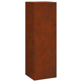 vidaXL Plantenkasten 3 pcs Roestig 24 x 24 x 75 cm Cortenstaal