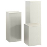 vidaXL Plantenkasten 3 pcs Roestig 24 x 24 x 75 cm Cortenstaal