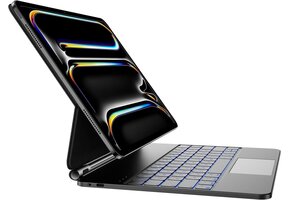 Toetsenbordhoes iPad Pro 13" (M4) QWERTZ met Trackpad & Verlichting - 34% Korting
