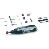 Dremel Lite 7760 Snoerloze Multitool met 3.6V 2.0Ah Lithium-ion Accu - Multigereedschap Set met 15 Accessoires, Variabele Snelheid 8.000-25.000 t/min, EZ-Twist Functie, USB Oplaadbaar