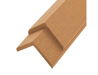 vidaXL Terras hoekplinten 5 st 170 cm HKC teakkleurig