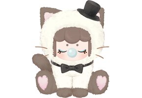45% Korting: Chibi Katje Thee Tijd Verzamelfiguur - Willekeurig Vinyl Pluche 17cm
