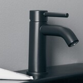 Ideal Standard - Ceraline eengreepsmengkraan voor wastafels, zwart zijde