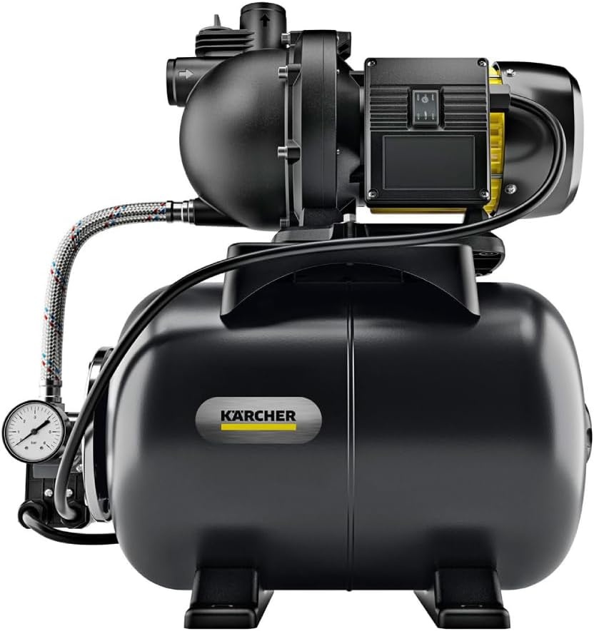 Kärcher BP 4.900 Home Huiswatersysteem, wateropbrengst: 4.900 l/u, max. opvoerhoogte: 50 m, max. aanzuigdiepte: 8 m, motorvermogen: 1.150 watt, max. druk: 5 bar